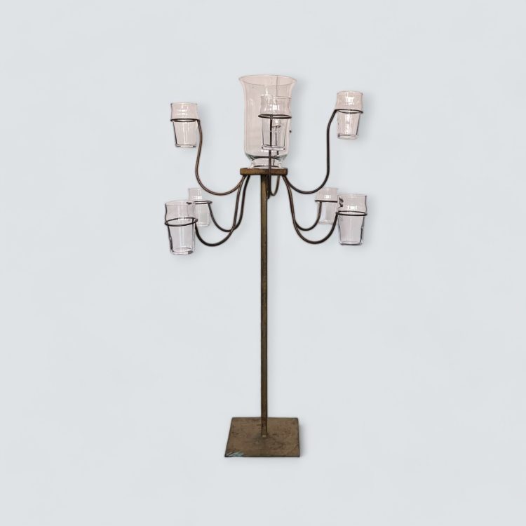 alquiler de mobiliario para eventos y bodas en sevilla. Alquiler de candelabro porta velas