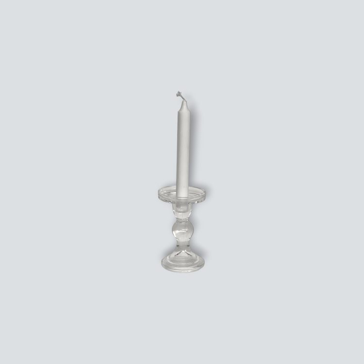 alquiler de mobiliario para eventos y bodas en sevilla. Alquiler de portavelas de cristal para decoracion