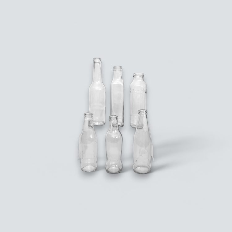 alquiler de mobiliario para eventos y bodas en sevilla. Alquiler de botellita de cristal para decoracion